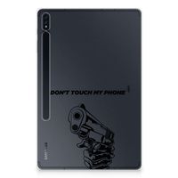 Samsung Galaxy Tab S7 Plus | S8 Plus Print Case Gun Don't Touch My Phone