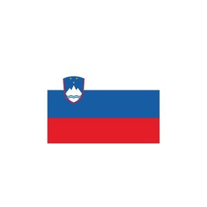 10x Vlag Slovenie stickers 10 cm