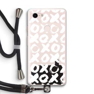 XOXO: Pixel 3 XL Transparant Hoesje met koord