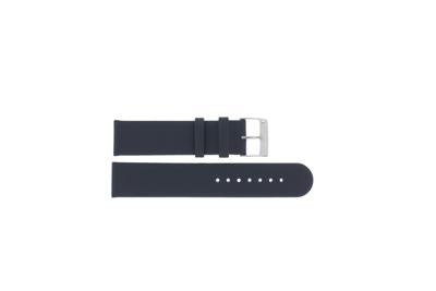 Horlogeband Universeel 800.05.20 Leder Blauw 20mm