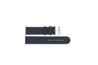 Horlogeband Universeel 800.05.20 Leder Blauw 20mm