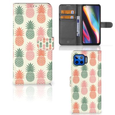 Motorola Moto G 5G Plus | Book Cover | Ananas