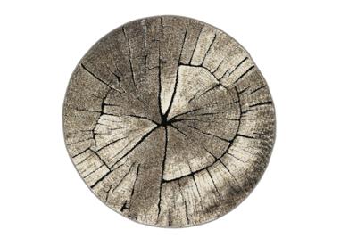 Boomstam Design Vloerkleed - Ibiza 605-95 Earth - Beige-Grijs-Ø 160 cm