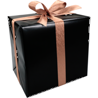 Cadeaupapier 50cm 200m 80gr fond Zwart