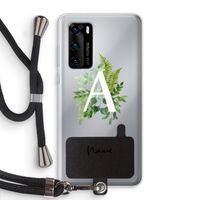 Green Brush: Huawei P40 Transparant Hoesje met koord