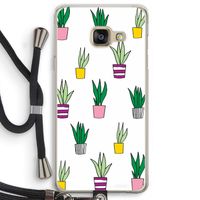 Sanseveria: Samsung Galaxy A3 (2016) Transparant Hoesje met koord
