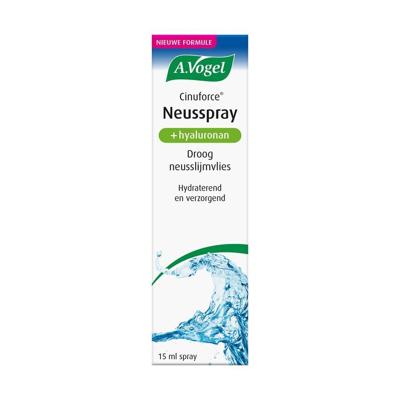 A.Vogel Cinuforce Neusspray Droog Neusslijmvlies 15ml A.Vogel Cinuforce Neusspray Droog Neusslijmvlies 15ml