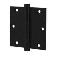 Hardbrass Kogellagerscharnier recht 89x89mm - puurzwart Hardbrass Kogellagerscharnier recht 89x89mm - puurzwart