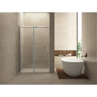 Tweedelige Nis Schuifdeur BWS Cura 120x200 cm 8 mm NANO Coating Boss & Wessing