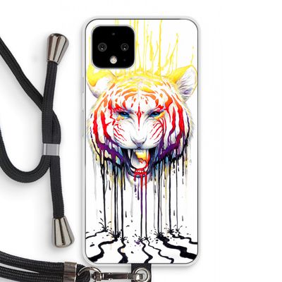 Fading: Pixel 4 Transparant Hoesje met koord