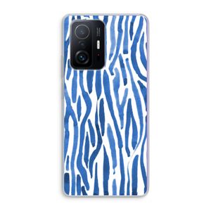 Blauwe nerven: Xiaomi 11T Pro Transparant Hoesje