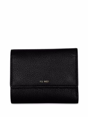 Yu Mei portefeuille Grace en cuir - Noir