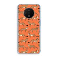 Cheetah: OnePlus 7T Transparant Hoesje
