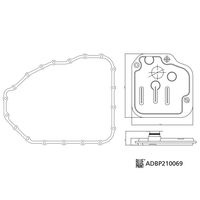 Filterset transmissieolie ADBP210069