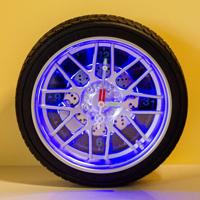 Wiel klok met ledverlichting