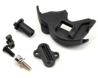 Traxxas - Cover, gear/motor plate access cover/ motor mount hinge post / 3x10mm CS w/split and flat washers (1) / 2.5x4mm CS (2) / 3x8mm BCS (1) (f...