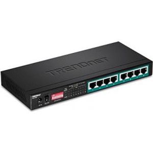Trendnet TPE-LG80 netwerk-switch Unmanaged Gigabit Ethernet (10/100/1000) Zwart Power over Ethernet