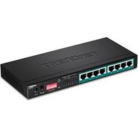 Trendnet TPE-LG80 netwerk-switch Unmanaged Gigabit Ethernet (10/100/1000) Zwart Power over Ethernet