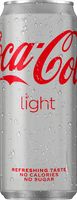 Coca-Cola Light frisdrank, sleek blik van 33 cl, pak van 24 stuks - thumbnail