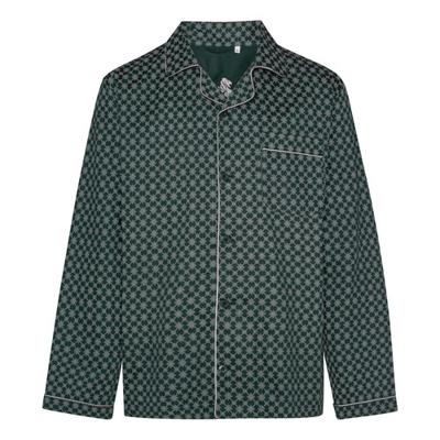 Ambassador Ambassador Megeve Racing Green Heren Pyjama 700-60-M