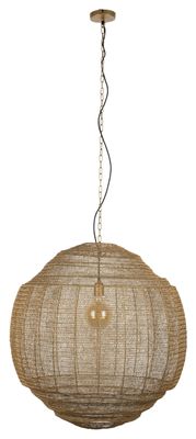 Dutchbone Hanglamp 'Meezan' 70cm, kleur Goud
