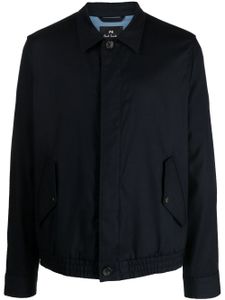 PS Paul Smith veste Harrington en coton biologique - Bleu