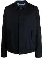 PS Paul Smith veste Harrington en coton biologique - Bleu