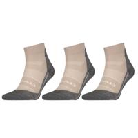HEAD Wandelsokken Cool Hiking Quarter 3-pack Taupe-35/38