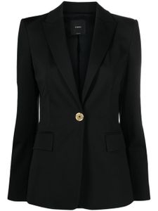 PINKO blazer à effet néoprene - Noir