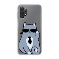 Cool cat: Samsung Galaxy A32 5G Transparant Hoesje