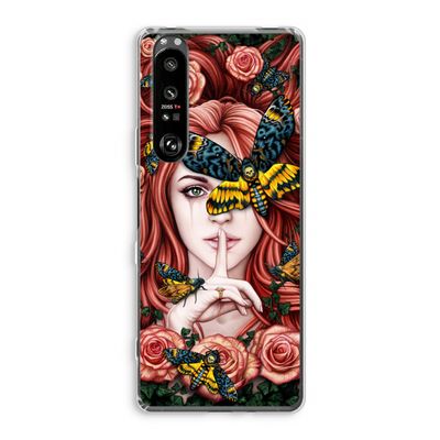 Lady Moth: Sony Xperia 1 III Transparant Hoesje
