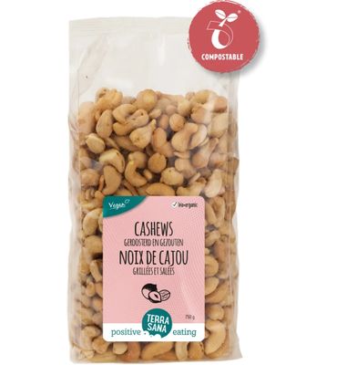 Terrasana Terrasana Cashewnoten Geroosterd Met Zout Bio (750g)
