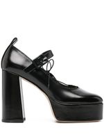 Simone Rocha 120mm heart-toe platform pumps - Noir - thumbnail