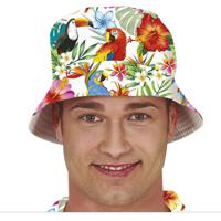 Toppers in concert - Verkleed hoedje voor Tropical Hawaii party - Summer/jungle print - volwassenen - Carnaval/thema fees - thumbnail