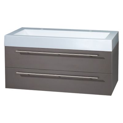 Differnz Force badkamermeubel 100cm 2 kraangaten antraciet