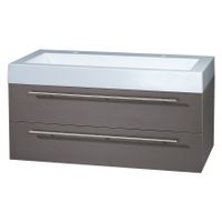 Differnz Force badkamermeubel 100cm 2 kraangaten antraciet - thumbnail