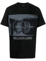 Billionaire t-shirt en coton à imprimé graphique - Noir - thumbnail