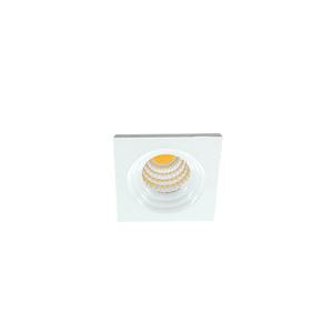 Eris LED mini spot 3Watt vierkant WIT dimbaar