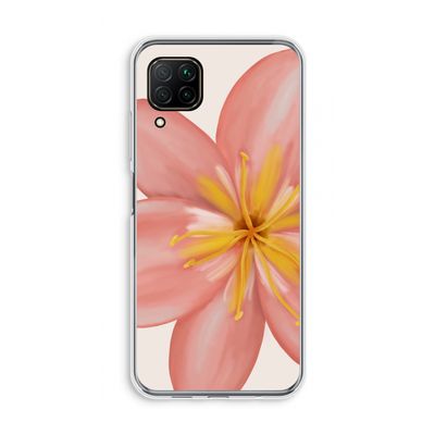 Pink Ellila Flower: Huawei P40 Lite Transparant Hoesje
