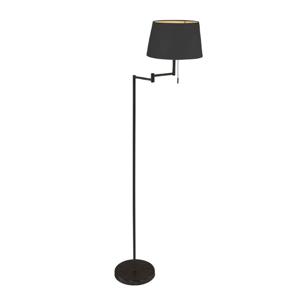 Steinhauer Zwarte schemerlamp Bella 5894ZW