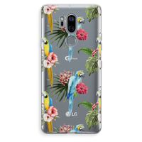 Kleurrijke papegaaien: LG G7 Thinq Transparant Hoesje