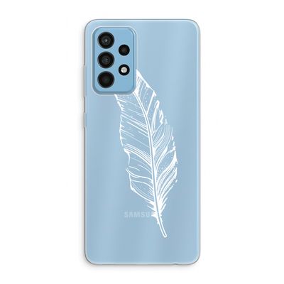Pluim: Samsung Galaxy A52 Transparant Hoesje