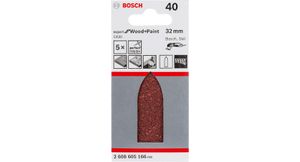 Bosch Accessoires 5x Delta  C430, Expert for Wood+Paint , 80 - 2608605168