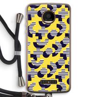 8-bit N°3: Motorola Moto Z Force Transparant Hoesje met koord