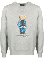 Polo Ralph Lauren sweat à motif Polo Bear - Gris