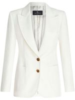 ETRO blazer à simple boutonnage - Blanc