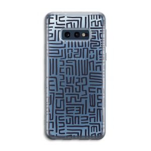 Moroccan Print: Samsung Galaxy S10e Transparant Hoesje