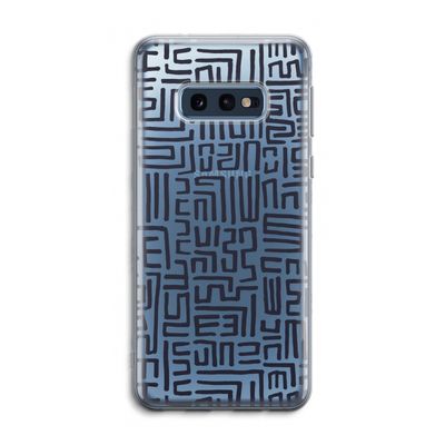 Moroccan Print: Samsung Galaxy S10e Transparant Hoesje