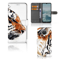 Hoesje Nokia G10 | G20 Watercolor Tiger - thumbnail