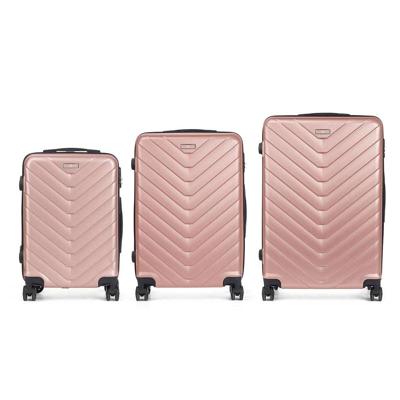 Kofferset HT-025R-3 HT-025R-3 Roze 3 Onderdelen